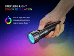 Nabíjateľné LED svietidlo Fenix LD36R - čierna – Obrázok 4