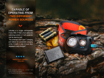 Nabíjateľná čelovka Fenix HL32R-T - čierna - Image 8