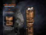 Taktické nabíjateľné svietidlo Fenix TK20R UE - šedá - Image 4