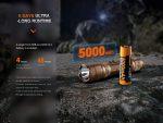 Taktické nabíjateľné svietidlo Fenix TK20R UE - šedá - Image 5