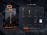 Taktické nabíjateľné svietidlo Fenix TK20R UE - šedá - Image 21