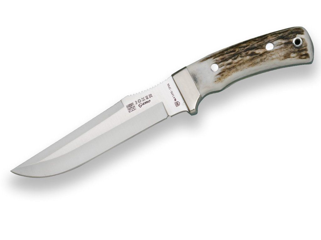 56410_stag-horn-handle-155-cm-stainless-steel-blade-lenght-joker-gamo-hunting-knifeleather-sheath-57-2.jpg Lovecký nôž Joker CC46 Blade 15,5 cm – Obrázok 1