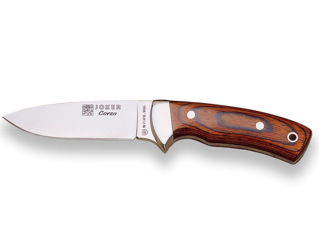56515_outdoor-knife-with-red-wood-handle-and-blade-length-10-cm-267-2.jpg Lovecký nôž Joker CR23 Corzo Blade 10 cm - Image 1
